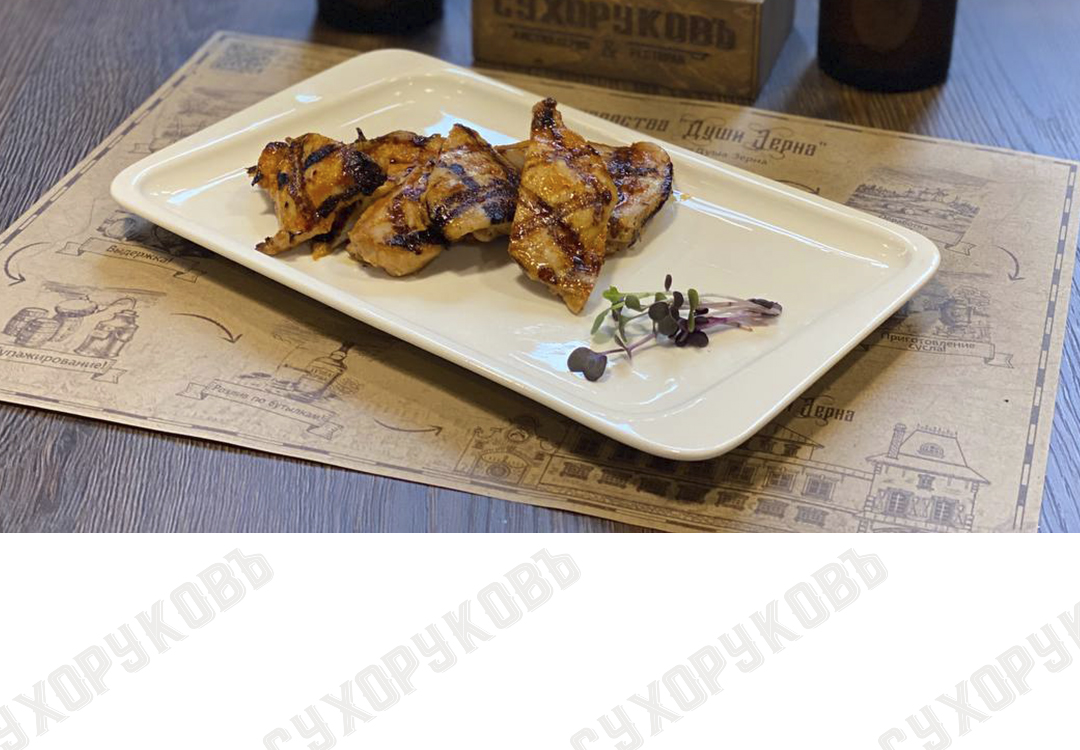 Куринные бёдра на открытом огне